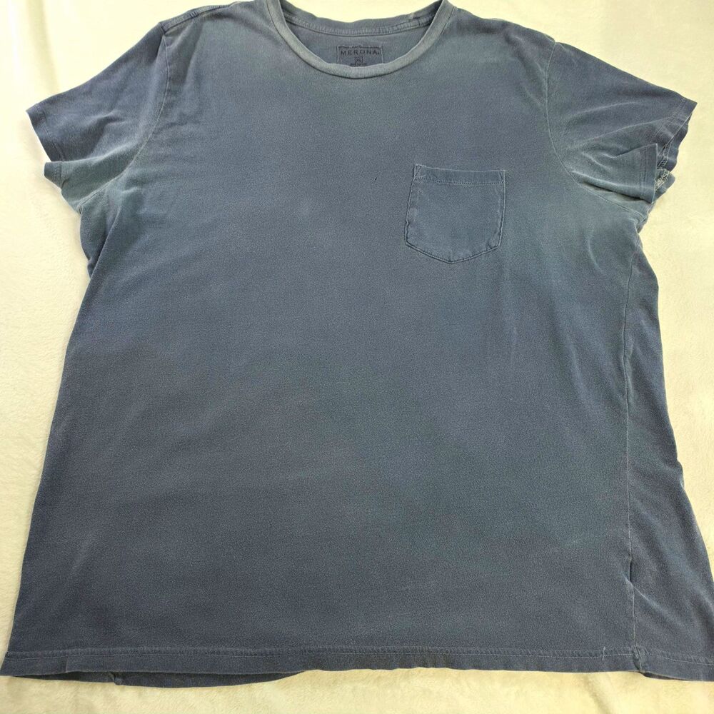 Merona Men’s XL Regular Gray Solid Crew Neck Short Sleeve T-Shirt